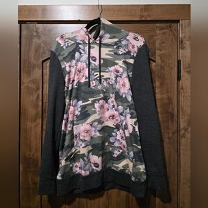 Floral Camo Sweatshirt